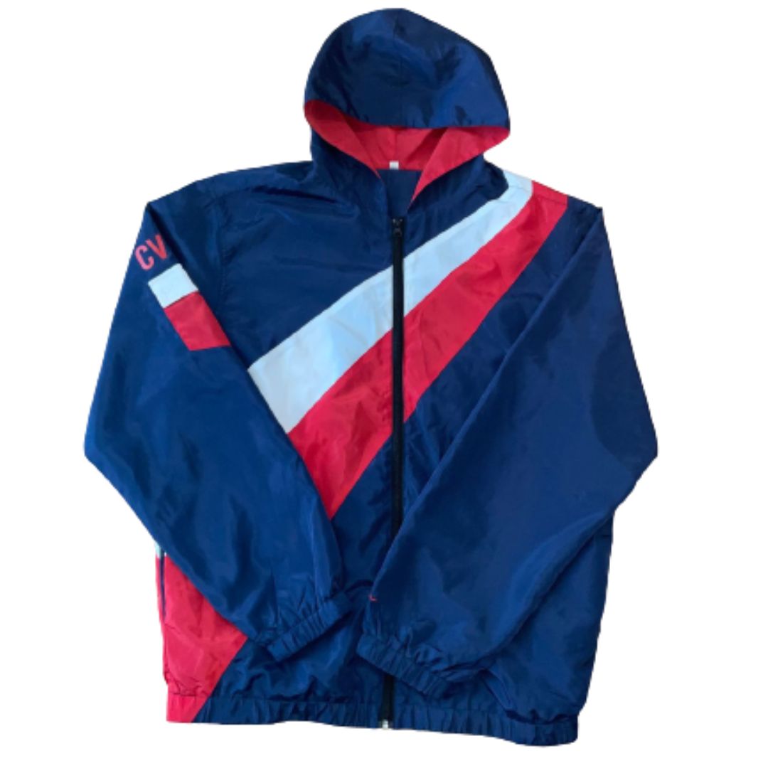 Tracksuit Jacket : Blue Colorblock - CIVILIZED NATIONS  