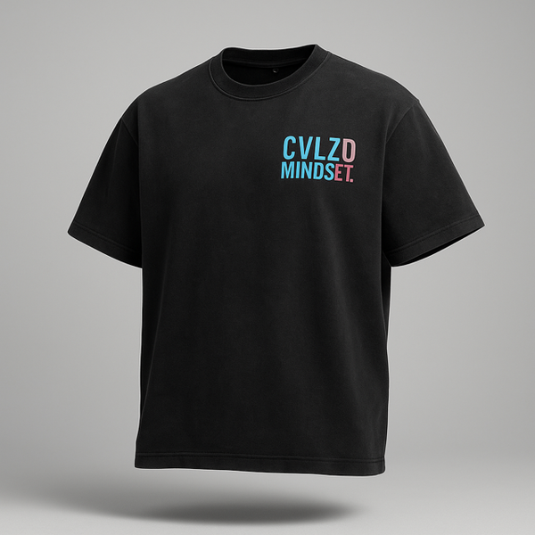 Wynwood Mindset Logo Tee – Black Gradient